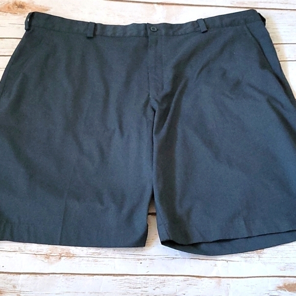 Nike Golf slate blue flat front button waist golf shorts with 11" inseam - Picture 3 of 11